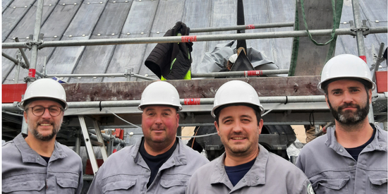 Visite du chantier Notre-Dame de Paris